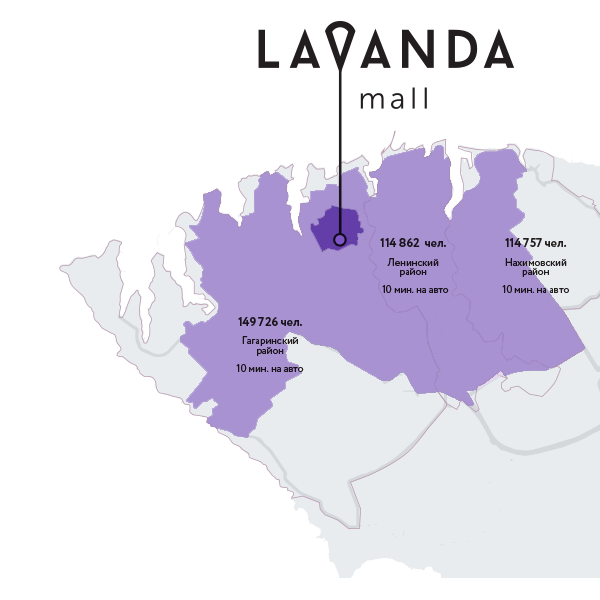 Географическое расположение «Lavanda Mall» на карте Крыма